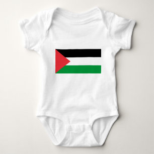 Body Para Bebé Traje de bebé patriótico con bandera Palestina