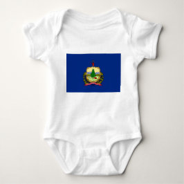 Body Para Bebé Traje de bebé patriótico con bandera Vermont, Esta