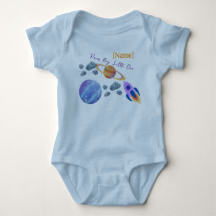 Body Para Bebé Traje de bebé "Pequeño Astronauta" personalizado -