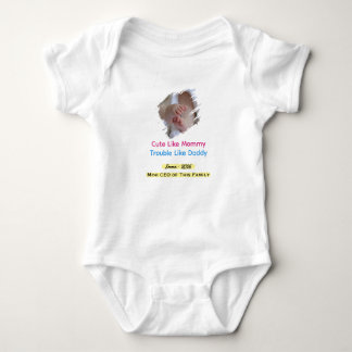 Body Para Bebé Traje de bebé personalizado con nombre
