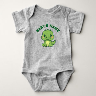 Body Para Bebé Traje de bebé personalizado de caimán adorable