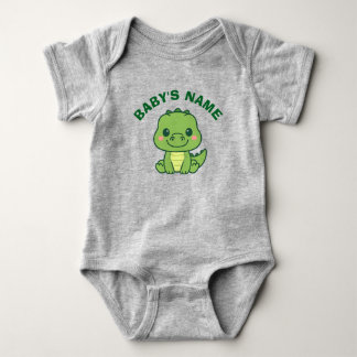 Body Para Bebé Traje de bebé personalizado de caimán adorable