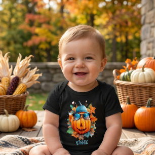 Body Para Bebé Traje de bebé personalizado de calabaza de Hallowe