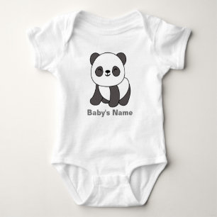 Body Para Bebé Traje de bebé personalizado de panda