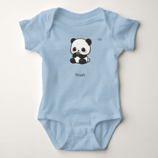 Body Para Bebé Traje de bebé personalizado de panda Chibi lindo c