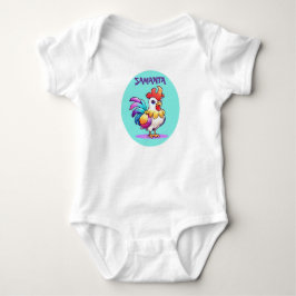 Body Para Bebé Traje de bebé personalizado del gallo mágico