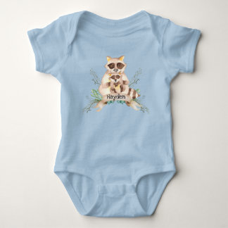 Body Para Bebé Traje de bebé personalizado Mapache Mamá y Bebé