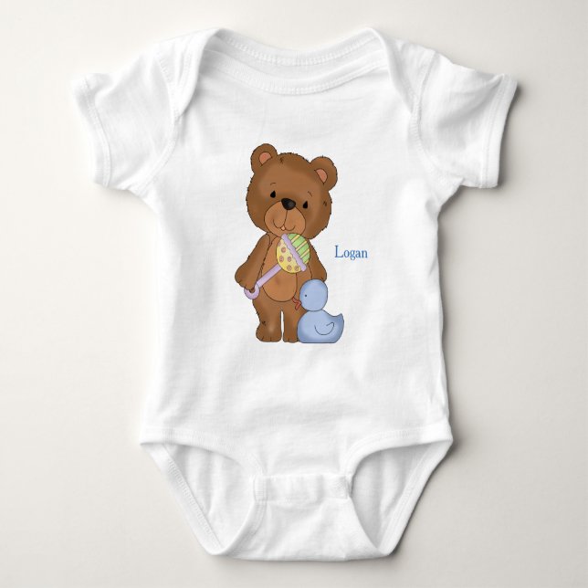 Body Para Bebé Traje de bebé personalizado para bebé niño niño Te (Anverso)