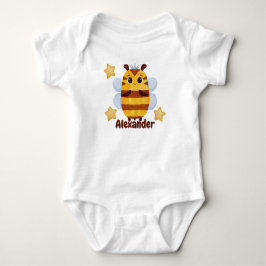 Body Para Bebé Traje de bebé personalizado Príncipe Abeja con nom