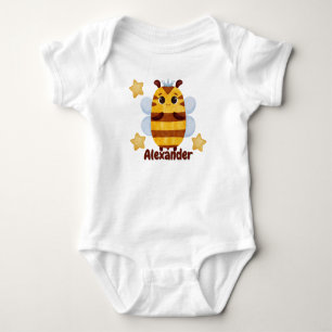 Body Para Bebé Traje de bebé personalizado Príncipe Abeja con nom