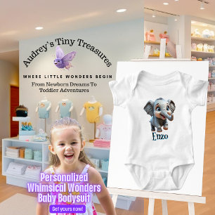 Body Para Bebé Traje de bebé Personalizado Whimsical Wonders