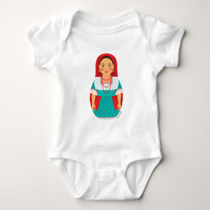 Body Para Bebé Traje de bebé salvadoreño Matryoshka