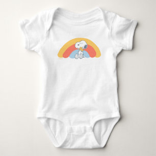 Body Para Bebé Traje de bebé Snoopy y Woodstock Arcoíris para Bab