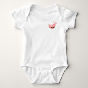Body Para Bebé Traje de bebé Sophia Heart 