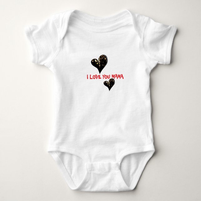 Body Para Bebé Traje de bebé 'Te quiero mamá' (Anverso)