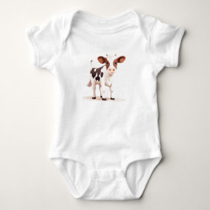 Body Para Bebé Traje de bebé ternero lindo – Granja de vacas ador