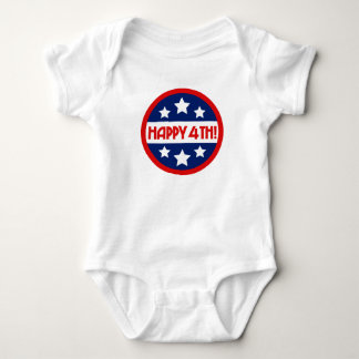 Body Para Bebé Traje de bebé unisex Cute Happy Fourth
