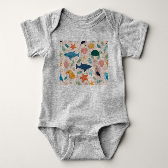 Body Para Bebé Traje de bebé verano (Anverso)