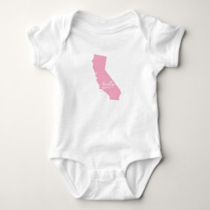 Body Para Bebé Traje de bodysuit estatal de California, de cosech
