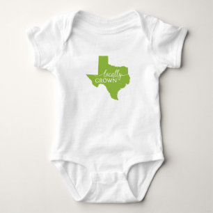 Body Para Bebé Traje de bodysuit estatal de Texas, cultivado loca