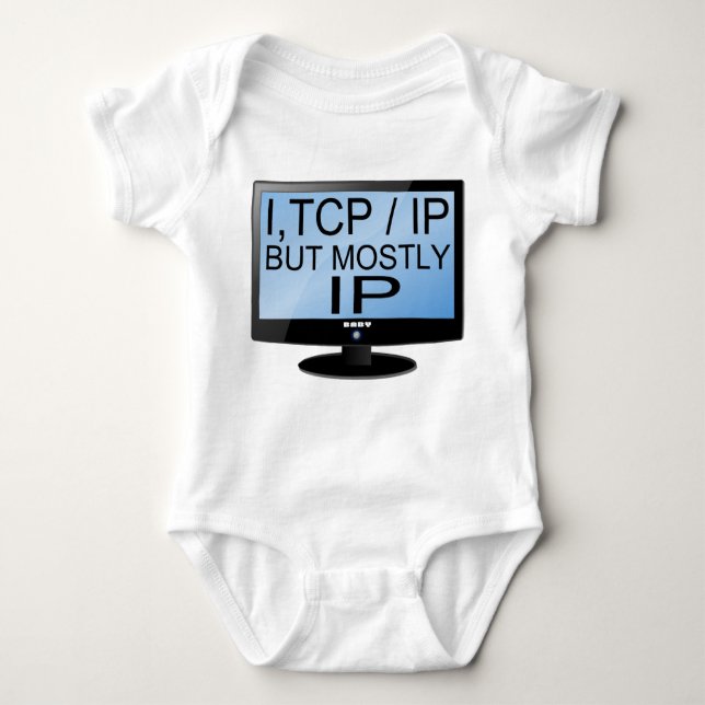 Body Para Bebé Traje de bodysuit para bebés y niños divertidos (Anverso)