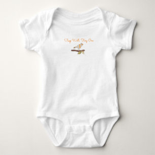 Body Para Bebé Traje de bodysuit para un bebé pequeño - Duerme bi