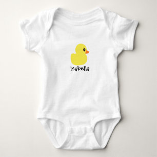 Body Para Bebé Traje de bodytraje personalizado "Rubber Ducky"