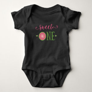 Body Para Bebé Traje de camiseta de cumpleaños número uno de sand