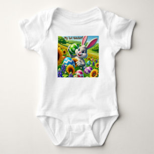 Body Para Bebé Traje de conejito de Pascua para bebé