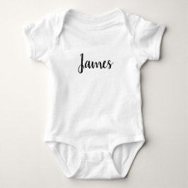 Body Para Bebé Traje de cuerpo con nombre personalizado, buena fu