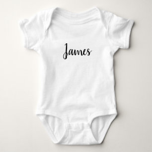Body Para Bebé Traje de cuerpo con nombre personalizado, buena fu