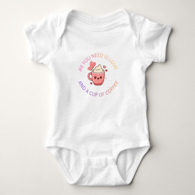 Body Para Bebé traje de cuerpo de bebé con título lindo (Anverso)