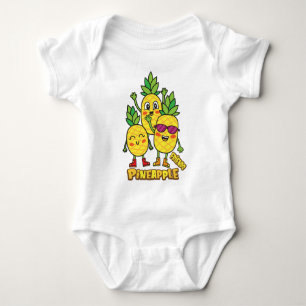 Body Para Bebé Traje de cuerpo de bebé de piña