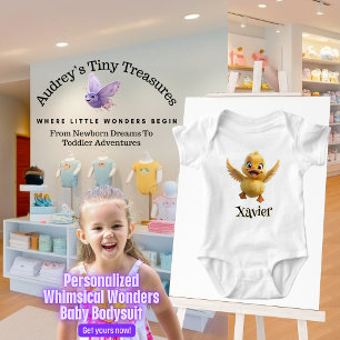 Body Para Bebé Traje de cuerpo de pato de bebé Personalized Whims
