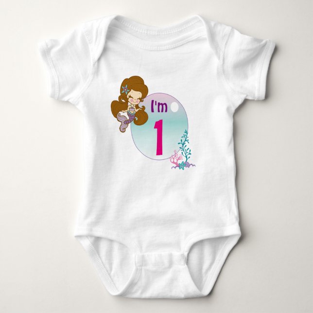 Body Para Bebé Traje de cuerpo del mar esparcido (Anverso)