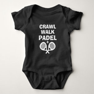 Body Para Bebé TRAJE DE Cuerpo divertido CRAWL WALK PADEL para nu