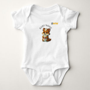 Body Para Bebé Traje de cuerpo entero con corazón de animal Chibi