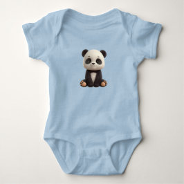Body Para Bebé Traje de cuerpo entero de panda bebé lindo