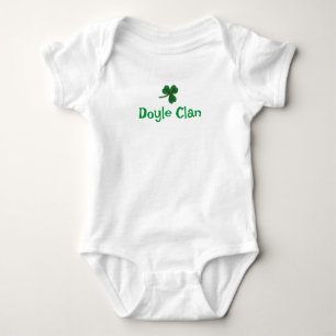 Body Para Bebé Traje de cuerpo entero Doyle Clan Shamrock