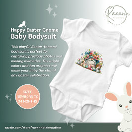 Body Para Bebé Traje de cuerpo para bebé Happy Easter Gnome Jerse