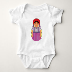 Body Para Bebé Traje de cuerpo para bebé Matryoshka guatemalteco