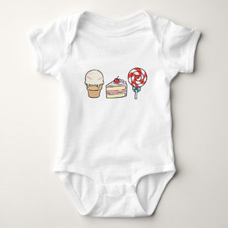 Body Para Bebé Traje de cuerpo para bebé Sweet Treat Trio