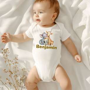 Body Para Bebé Traje de cumpleaños para animal de fiesta, cumplea