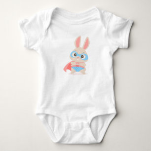 Body Para Bebé Traje de dormir de conejo superhéroe bebé
