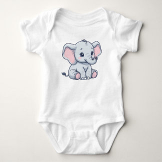Body Para Bebé Traje de elefante bebé lindo