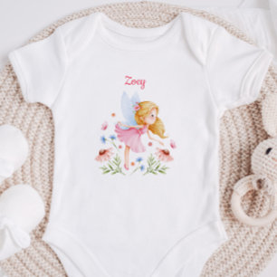 Body Para Bebé Traje de hadita personalizado para bebé niña