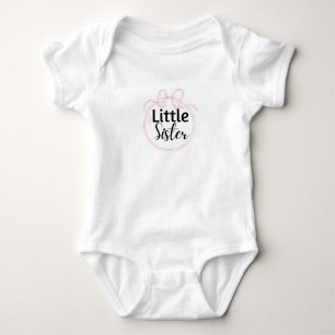Body Para Bebé Traje de hermanita