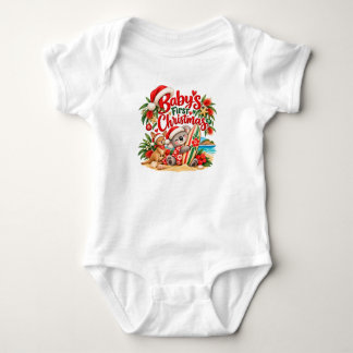 Body Para Bebé Traje de koala para el primer Navidad de un bebé a