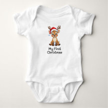 Traje de Navidad de una pieza para bebé
