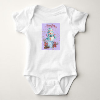 Body Para Bebé Traje de Navidad para bebé niño o niña